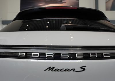 Porsche Macan S view from back