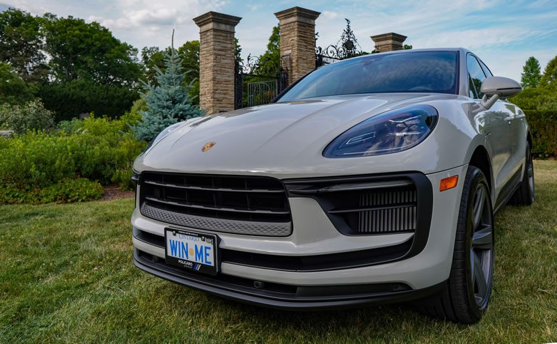 Porsche Macan S with Win Me Plates